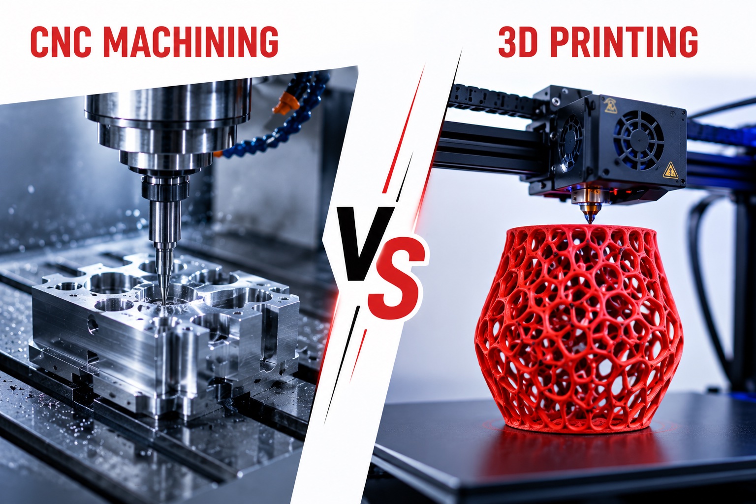 3D打印与CNC加工工艺对比
